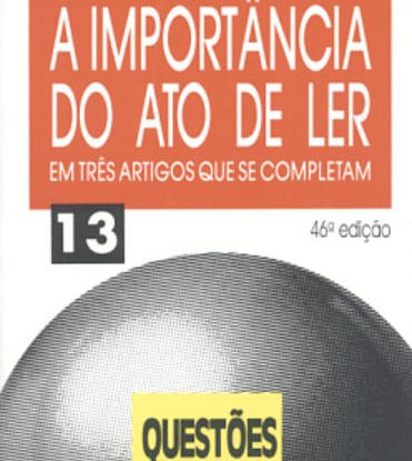 A IMPORTÂNCIA DO ATO DE LER