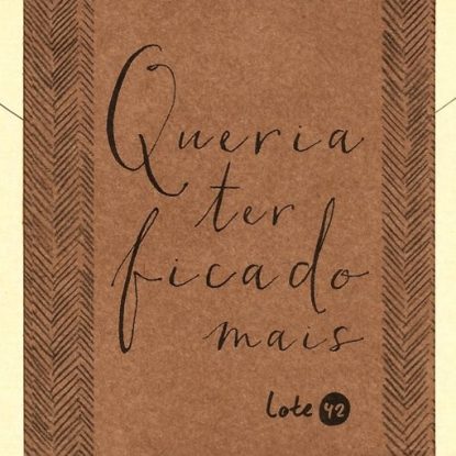 QUERIA TER FICADO MAIS