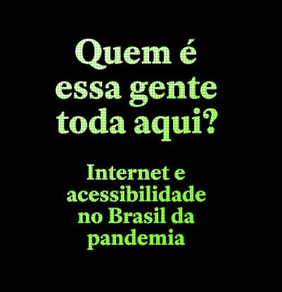 QUEM É ESSA GENTE TODA AQUI?