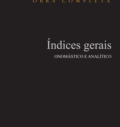 ÍNDICES GERAIS (VOL. 20)