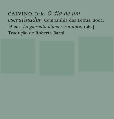 O DIA DE UM ESCRUTINADOR