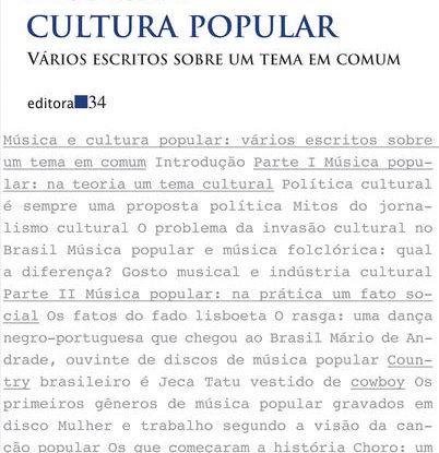 MÚSICA E CULTURA POPULAR