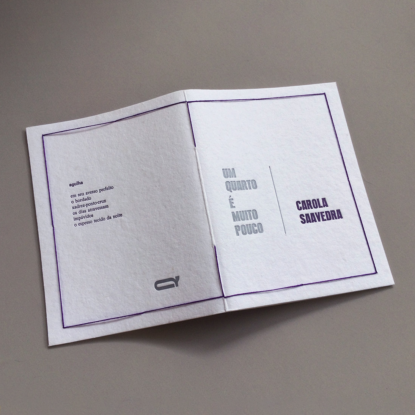 Um quarto é muito pouco