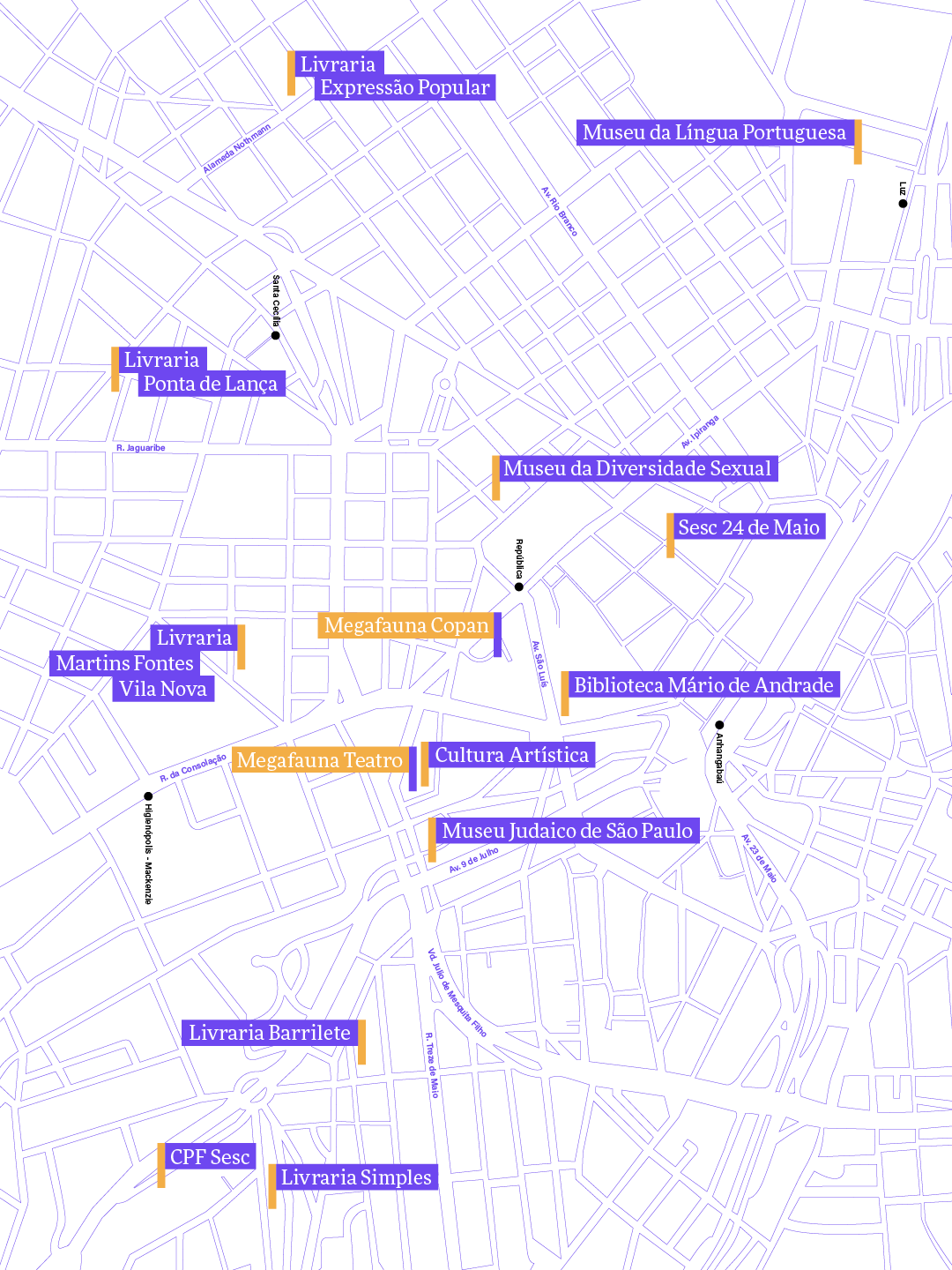 Circuito       Conheça os espaços parceiros
